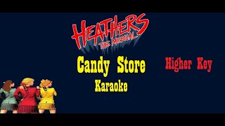 Candy Store Heathers The Musical Karaoke Higher Key [upl. by Tiphane926]