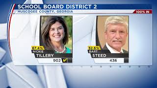 WRBL Tillery wins Muscogee County School Board District 2 seat [upl. by Dabbs]