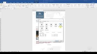 Microsoft Word 2016 Insert and position text box [upl. by Enelyar]