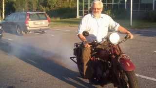 Indian Scout 1930  Ådalens Veteranbilsmuseum [upl. by Ralip]