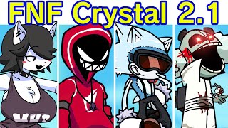 Friday Night Funkin VS Crystal 21  Sonic Agoti Tricky Maggie Ron amp More FNF ModRemixes HD [upl. by Ramahs]