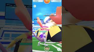 Soloing level three raid in pokemongo [upl. by Ahsai]