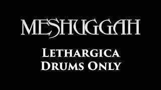 Meshuggah Lethargica DRUMS ONLY [upl. by Nnaarat]