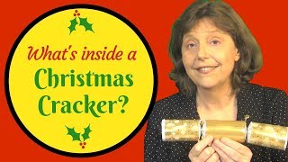 Whats inside a Christmas cracker Lets see [upl. by Ysied]