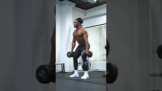 howto Dumbbell Squats 🏋🏾‍♀️ Best Beginner leg exercise for strength ulissesworld legday gym [upl. by Aivonas]