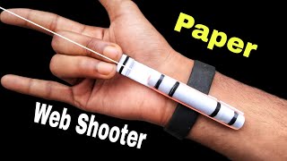 How to Make a Paper Web Shooter without Glue  How to Make Web Shooter with Paper [upl. by Fabiola]