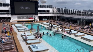 MSC Meraviglia Cruise  Bahamas from Brooklyn NY… PART 1 39 [upl. by Ihskaneem]