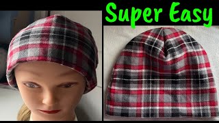 How To Make A Winter Hat Under 10 Minutes Easy amp Quick Sewing Tutorial For Beginners Make To Sell [upl. by Spieler]