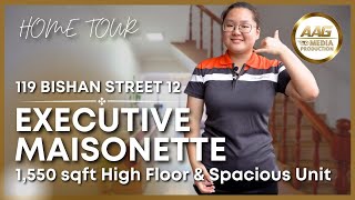 Singapore HDB Property Home Tour  119 BISHAN STREET 12  Executive Maisonette  by Shirley Koh [upl. by Xylia]