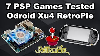 7 PSP Games Tested Odroid Xu4 Running RetroPie [upl. by Laicram]