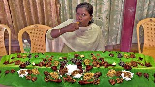 20 Variety non veg items in one banana leaf Best Non Veg Meals At Erode Tamil Foodies Review [upl. by Asyla]