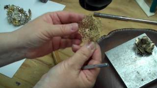 How to Rivet Manipulate Make Jewelry from Brass Stampings [upl. by Mauricio]