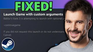 Fix Launch Game With Custom Arguments Error on Steam [upl. by Odranar]