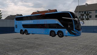 ETS 2 152 MAPA EAA MARCOPOLO G8 DA GUANABARA LINHA FORTALEZA x SALVADOR [upl. by Basir]