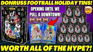 BRAND NEW🚨 2024 DONRUSS FOOTBALL HOLIDAY TIN REVIEW🏈 [upl. by Irt]