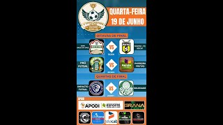 4° COPA CHAPADA DE FUTSAL  OITAVAS DE FINAL  190624 [upl. by Eldrid954]