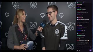 Sjokz Interview Bjergsen  Twitch Chat InLove [upl. by Nylarahs55]