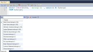 SQL Tutorial  38 The CONCAT Function [upl. by Aicala]