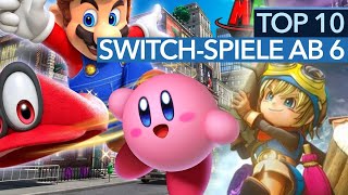 Top 10 SwitchSpiele ab 6 Jahren  Die besten NintendoSwitchSpiele für Kinder [upl. by Eric]