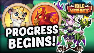 Choosing pets and gaining power  Episode 2  The IDLE HEROES CSG Series [upl. by Tiny]