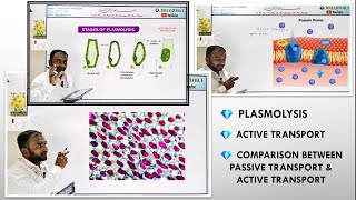 Live NEET classes  NEET biology  plasmolysis  active transport in plant  joharvoice  johar [upl. by Neelrac301]