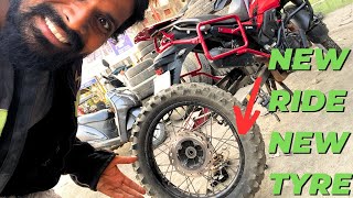 New RIDE Special Tyre Change  BSB VLOGS [upl. by Nitsyrc]