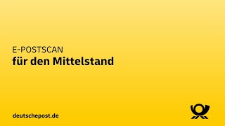 EPOSTSCAN für den Mittelstand  Basisleistungen  Zusatzmodule [upl. by Nnave189]