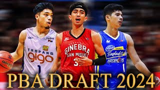 BIGATIN PBA Mock Draft 2024  Evan Nelle to Ginebra CJ Cansino to Magnolia amp More [upl. by Leonsis688]