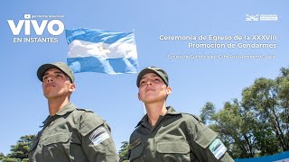 Ceremonia de Egreso de la XXXVIII Promoción de Gendarmes de la Escuela de Suboficiales [upl. by Gale]