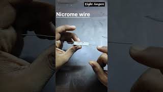 free NICROME WIRE from RESISTOR nicromewire resistor eightampere [upl. by Niroc]