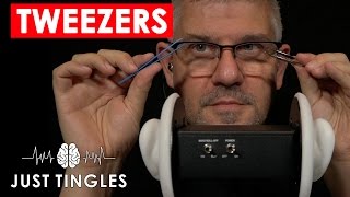 ASMR  Tweezers Sounds  NO TALKING  1 Hour [upl. by Havstad]