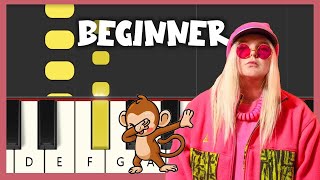 DANCE MONKEY  BEGINNER PIANO  PIANO FÁCIL [upl. by Annairba576]