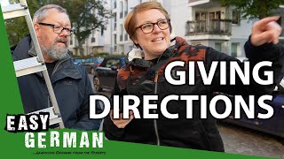 How to Give Directions in German  Super Easy German 185 [upl. by Grata]