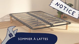 Le montage de lincroyable Sommier à Lattes [upl. by Picker]