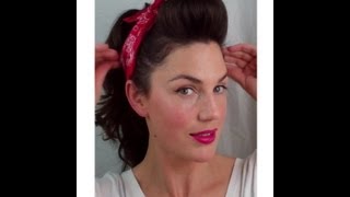 6 PIN UP looks for BEGINNERS  QUICK and EASY VINTAGE RETRO hairstyles  Fitfully Vintage [upl. by Netsryk]