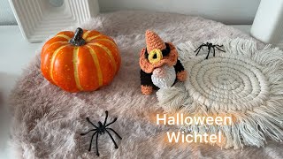 Halloween Wichtel häkeln 🧡 Wichtel Häkelanleitung  Marycrochet [upl. by Kai]