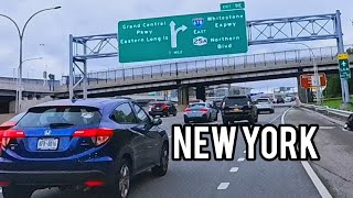 NYC DRIVING FROM ASTORIA TO COLLEGE POINT QUEENS NY AUG 2024 [upl. by Aisital]