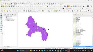 How to create a model builder in QGIS for count points in polygon [upl. by Hartzell59]