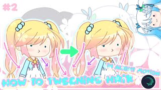 How To Tweening Hair in Alight Motion  Part 2  AnimatedTweening  Waving Hair Gacha Tutorial [upl. by Mumford]