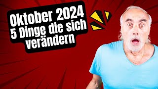 Rentner aufgepasst Diese 5 Änderungen kommen im Oktober 2024 [upl. by Obala617]