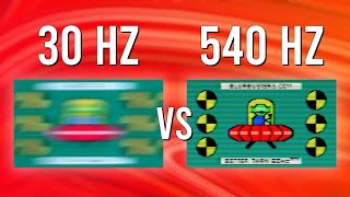 Why Higher Refresh Rates Matter  30Hz vs 60Hz vs 120Hz vs 240Hz vs 540Hz [upl. by Laira553]