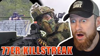 77er AIRSOFT KILLSTREAK mit Full Auto MG  Er ist nicht aufzuhalten  Fritz meinecke reagiert [upl. by Imotas]