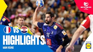 Thats why we call it a classic 😍  France vs Croatia  Highlights  Mens EHF EURO 2024 [upl. by Kin]