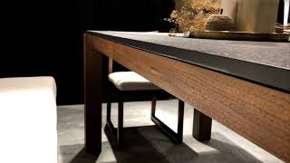 Pietra Granite Dining Table by Stanzo Collection [upl. by Klotz]