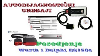 Autodijagnosticki uredjaji  POREDJENJE Delphi i Wurth [upl. by Harlin]