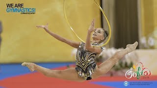 2018 Rhythmic Worlds Sofia BUL  HoopBall Finals Highlights  We Are Gymnastics [upl. by Salman748]