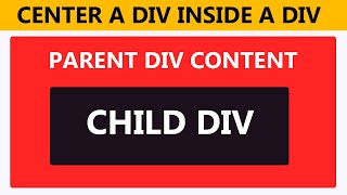 How to center a div inside a another div with html and css  Make Center Div Inside a Div wpshopmart [upl. by Bussy]