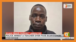 Police arrest a teacher over fake exam papers [upl. by Villada]