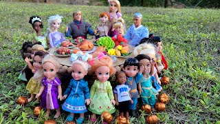 Thanksgiving parade 2023  Elsa amp Anna toddlers  Barbie dolls [upl. by Ahsikyw]