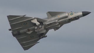 Saab 37 Viggen caméra PRO [upl. by Archer]